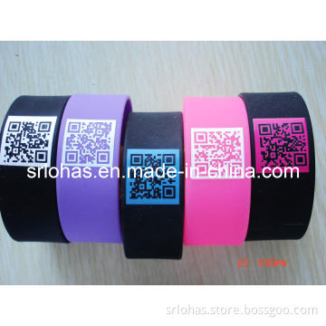 Qr Code Silicone Bracelet